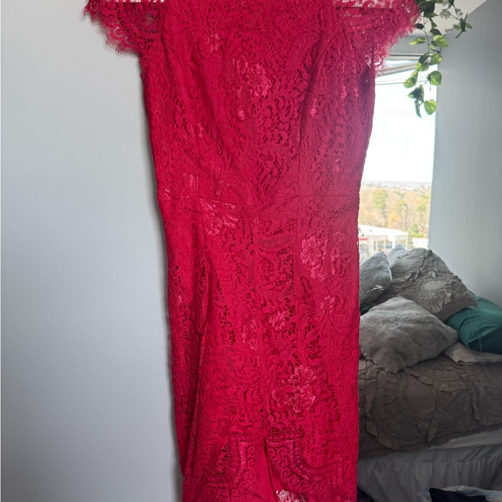 Red Lace Dress